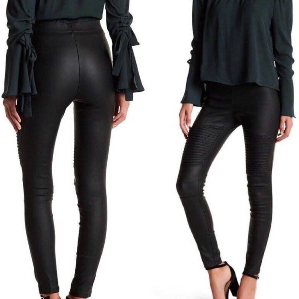 OOBER SWANK High Waisted Moto Leggings